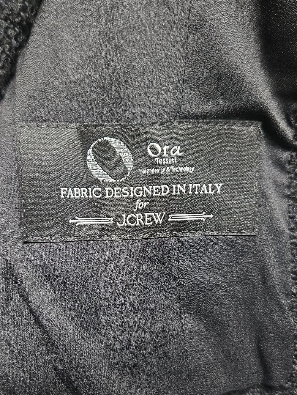 NWT J. Crew Ora Tessuti Fabric Black Tweed Crewneck Vest With Velvet Bows Size 6